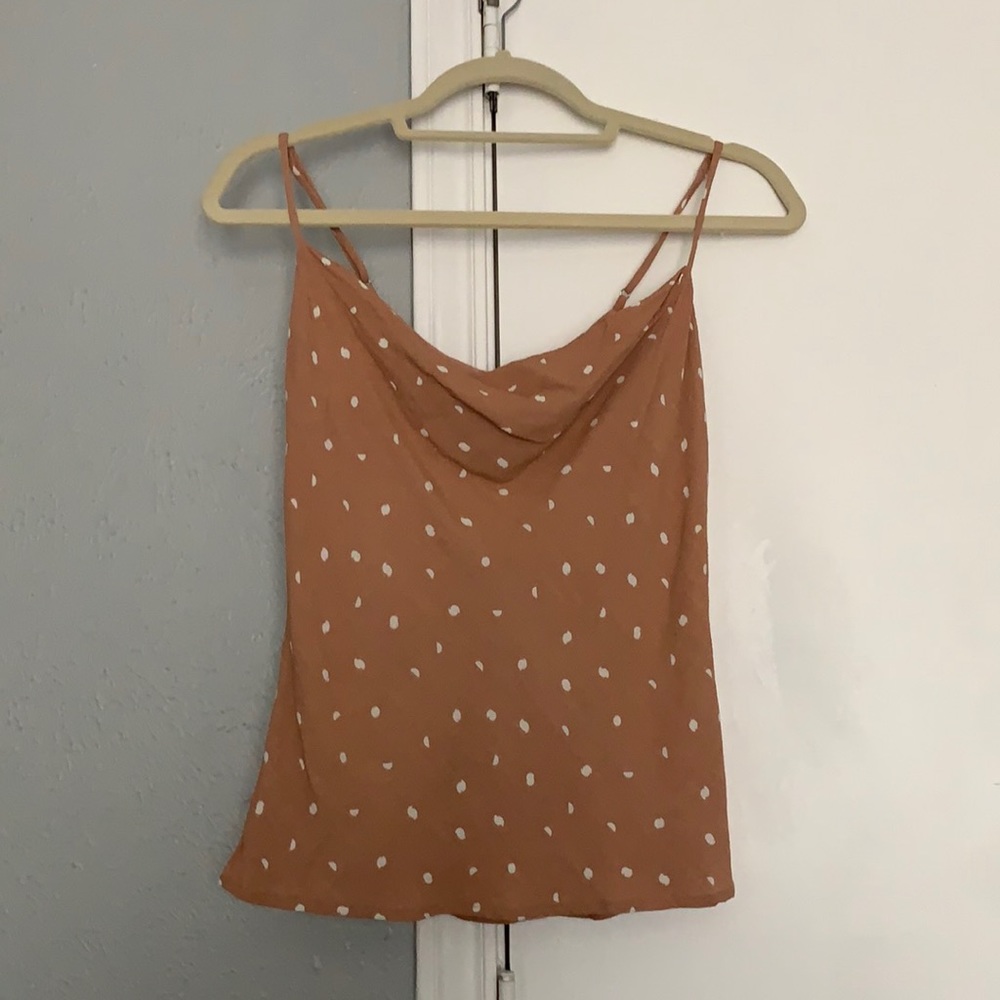 Cowl drape camisole
